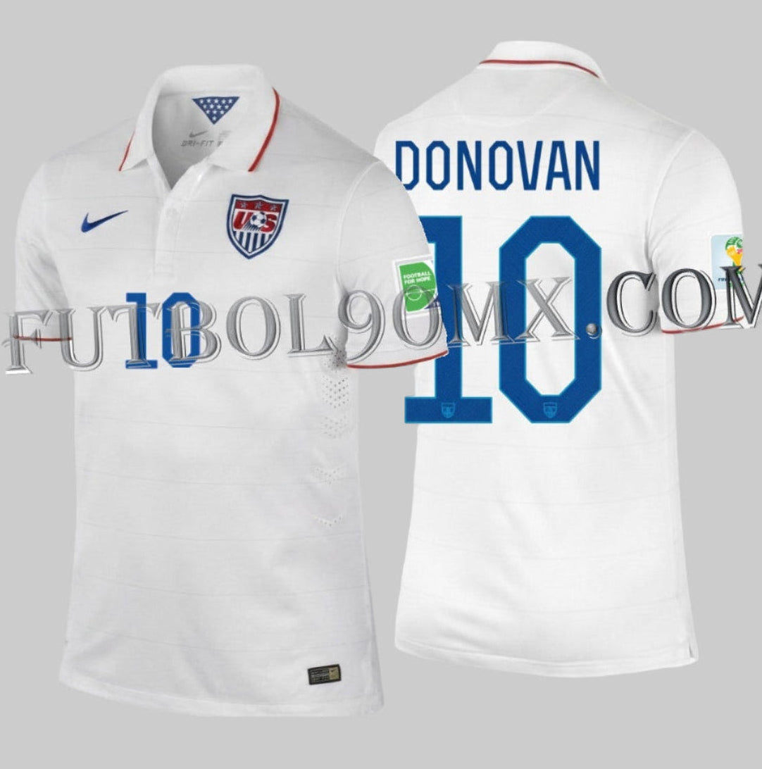 NIKE LANDON DONOVAN USA JERSEY AUTHENTIC MATCH DE CASA COPA MUNDIAL FIFA 2014 1