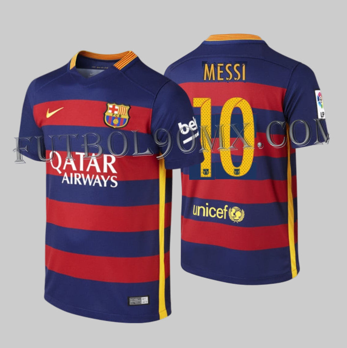 NIKE LIONEL MESSI FC BARCELONA JERSEY DE CASA PARA NIÑOS 2015/16 1
