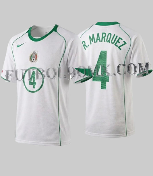 NIKE RAFAEL MARQUEZ MEXICO JERSEY DE VISITA FIFA COPA CONFEDERACIONES 2005