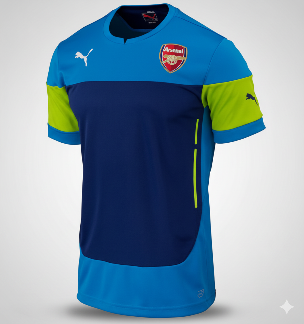 PUMA ARSENAL FC JERSEY DE ENTRENAMIENTO 2014/15 Azul Metilo 5