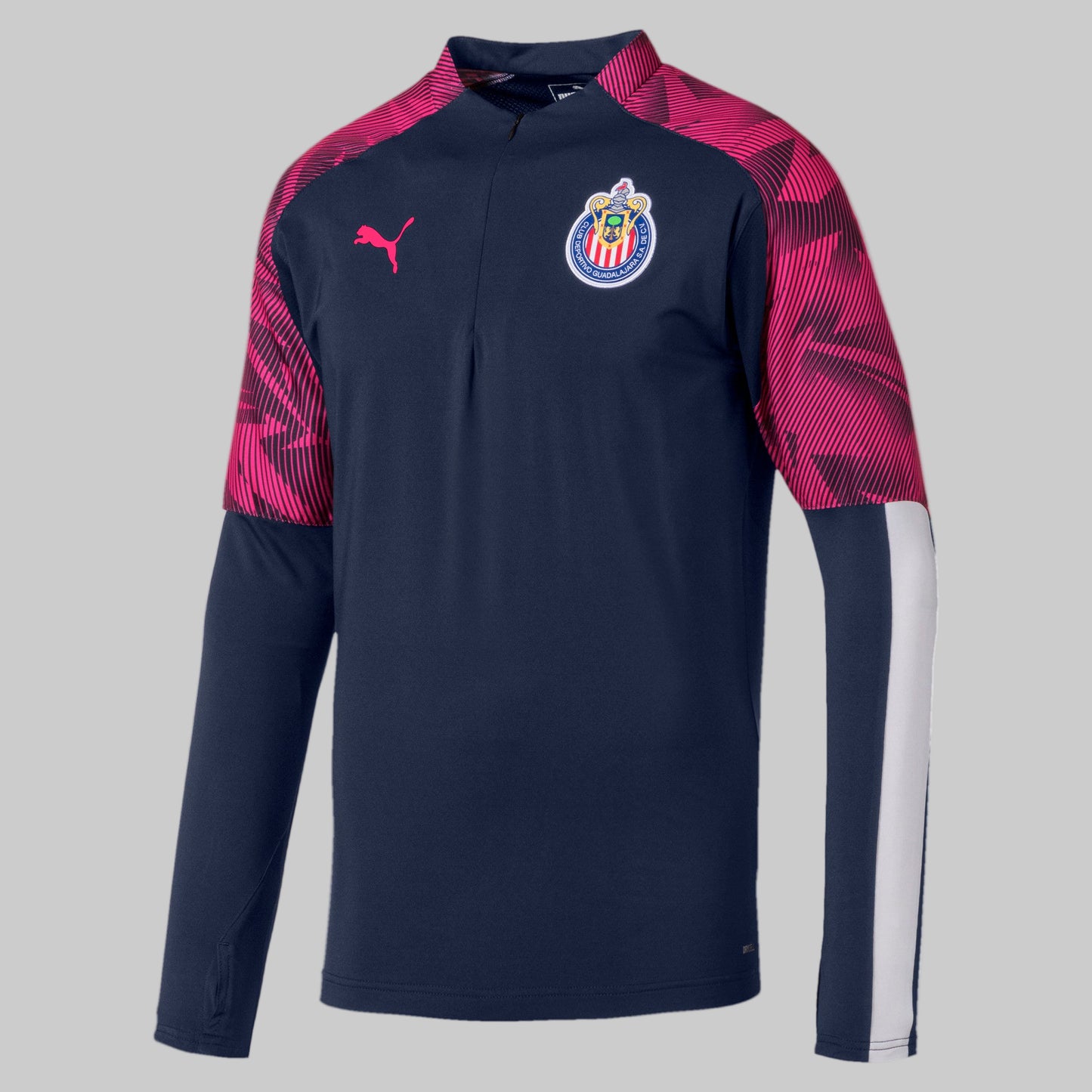 PUMA CHIVAS DEL GUADALAJARA SUDADERA DE ENTRENAMIENTO CON CIERRE DE 1/4 2019/20 1