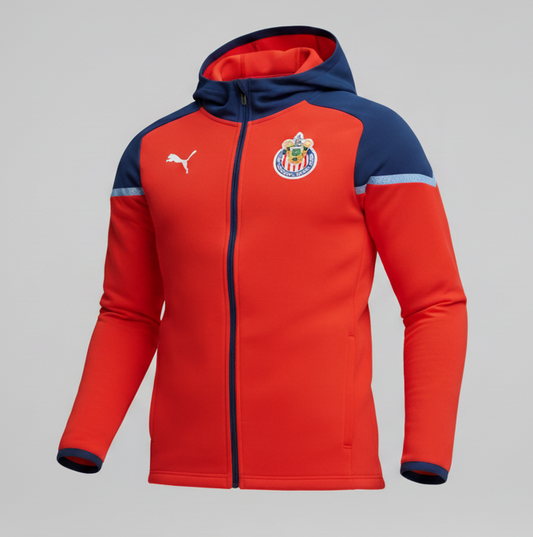 PUMA CHIVAS DE GUADALAJARA CASUALS CHAMARRA CON GORRA 2023/24 0