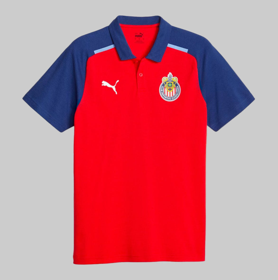 PUMA CHIVAS DE GUADALAJARA CASUALS PLAYERA POLO DE VIAJE 2023/24 1