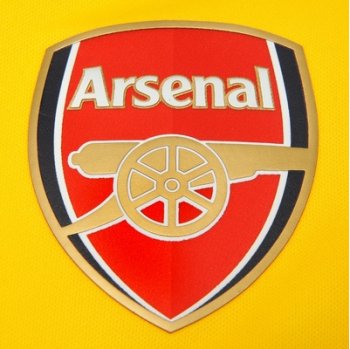 Escudo aplicado Arsenal FC Puma Away Kit 2014-15 Detalle de Autenticidad Vault
