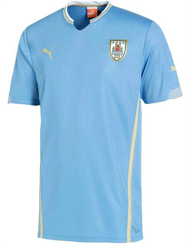 PUMA DIEGO FORLAN URUGUAY JERSEY DE CASA COPA MUNDIAL FIFA 2014 2