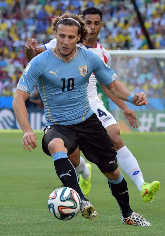PUMA DIEGO FORLAN URUGUAY JERSEY DE CASA COPA MUNDIAL FIFA 2014 3