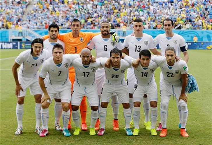 PUMA DIEGO FORLAN URUGUAY JERSEY DE VISITA COPA MUNDIAL FIFA 2014 4