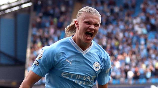 PUMA ERLING HAALAND MANCHESTER CITY AUTHENTIC MATCH JERSEY DE CASA 2023/24 5