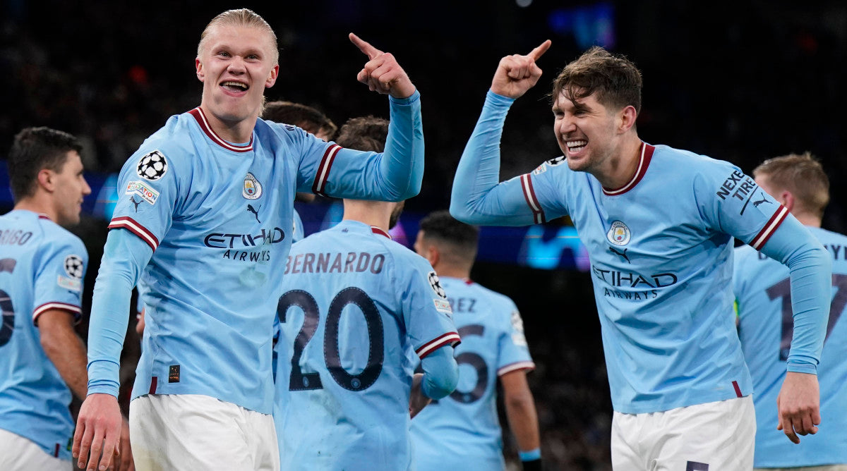 PUMA ERLING HAALAND MANCHESTER CITY JERSEY DE CASA UEFA CHAMPIONS LEAGUE 2022/23 6