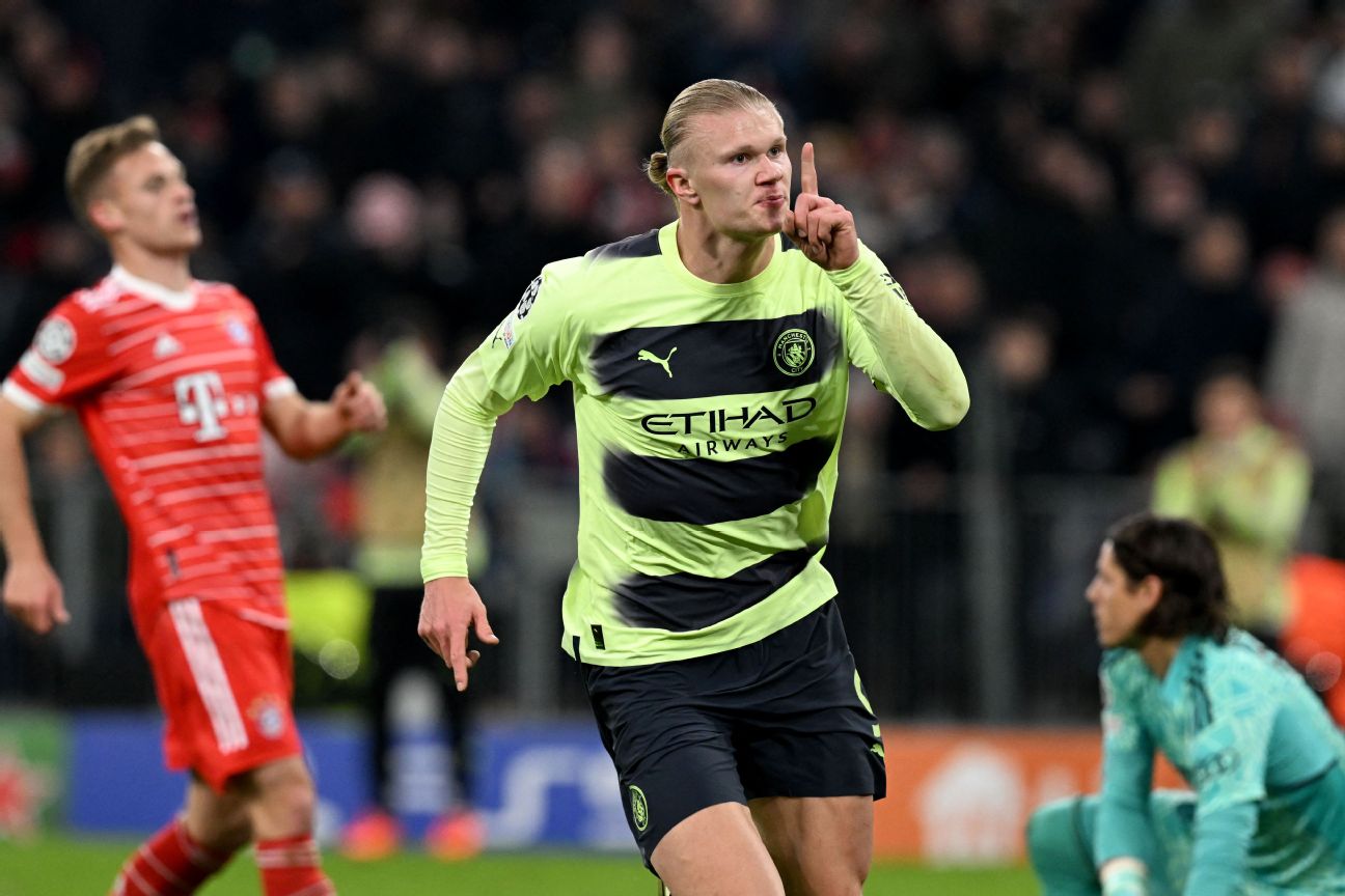 PUMA ERLING HAALAND MANCHESTER CITY JERSEY TERCERO UEFA CHAMPIONS LEAGUE 2022/23 5