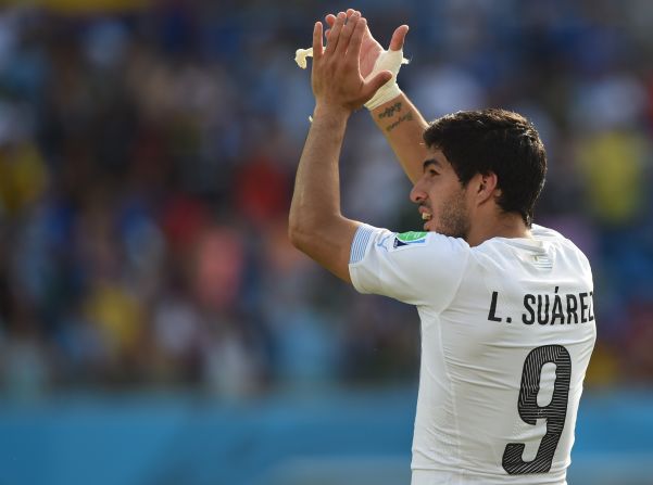 PUMA LUIS SUÁREZ URUGUAY JERSEY DE VISITA COPA MUNDIAL FIFA 2014 5