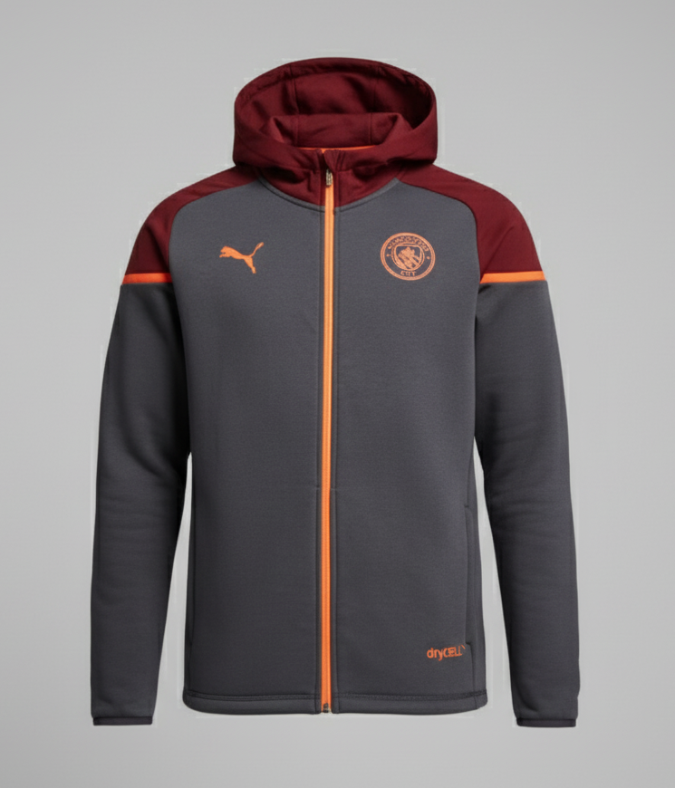 PUMA MANCHESTER CITY CASUALS CHAMARRA CON GORRA 2023/24 2
