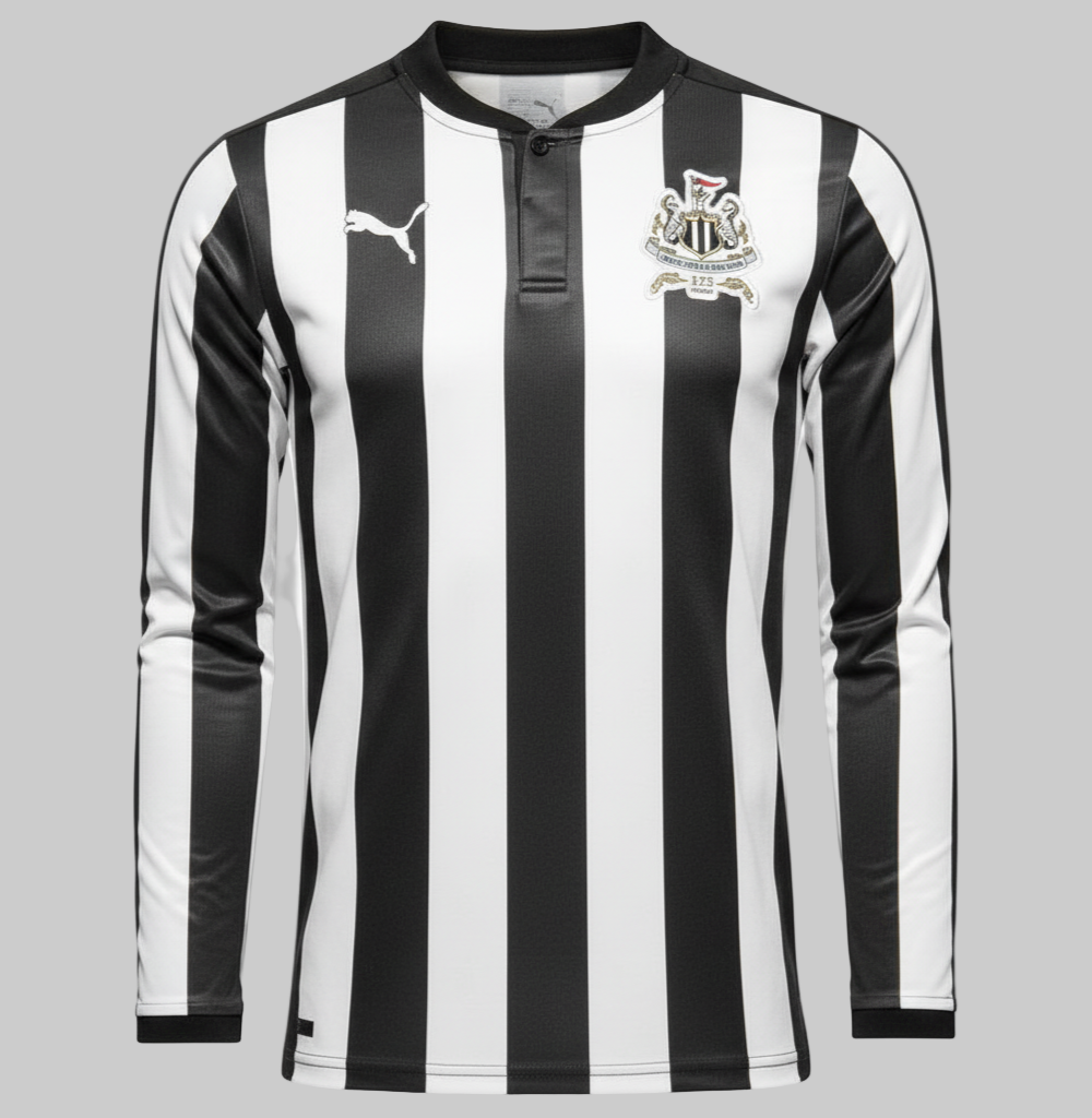 PUMA NEWCASTLE UNITED FC JERSEY DE MANGA LARGA DE CASA PARA NIÑOS 2017/18 1