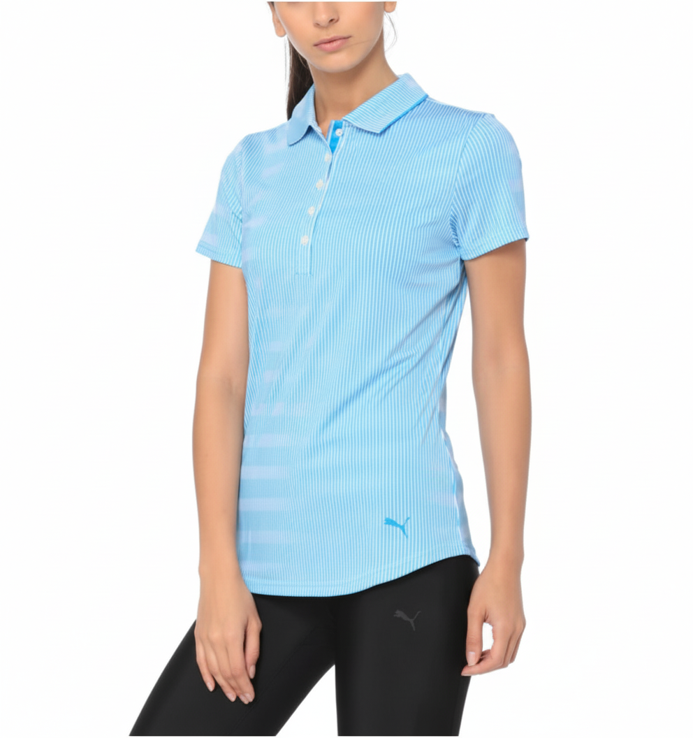 PUMA POLO DE GOLF PARA MUJER FORWARD TEES Mar Caribe 3