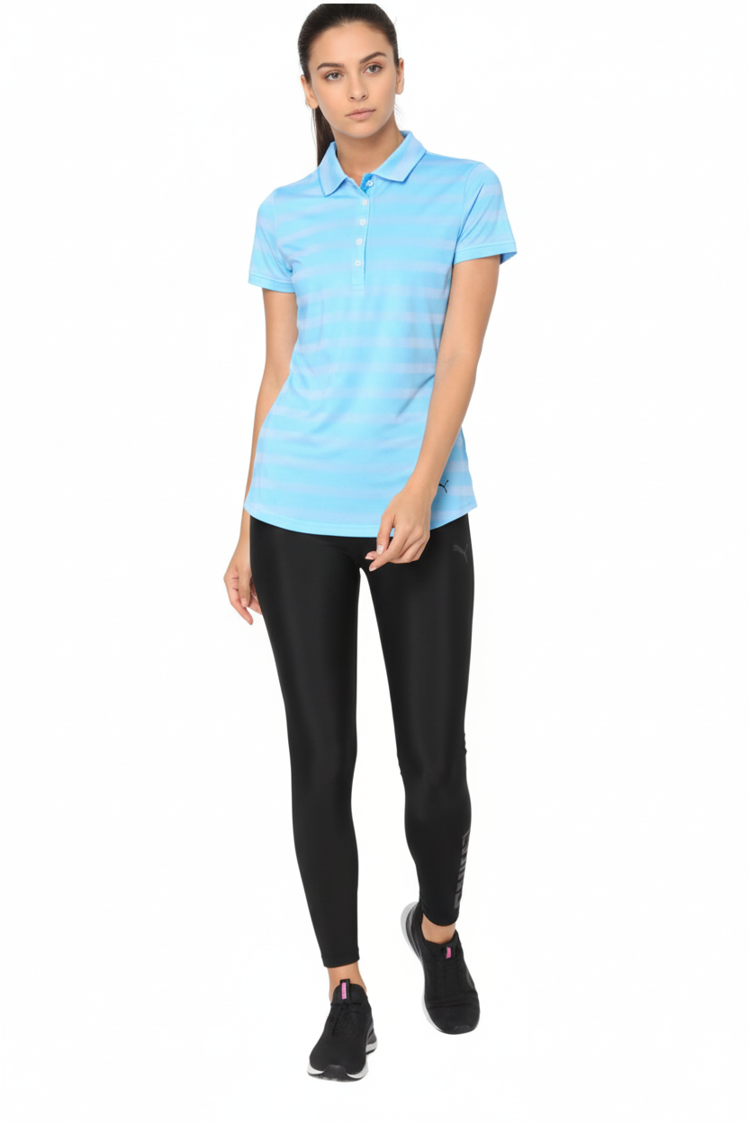 PUMA POLO DE GOLF PARA MUJER FORWARD TEES Mar Caribe 4