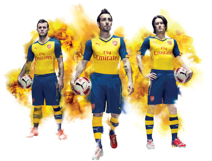 PUMA THIERRY HENRY ARSENAL FC JERSEY DE VISITA 2014/15 5