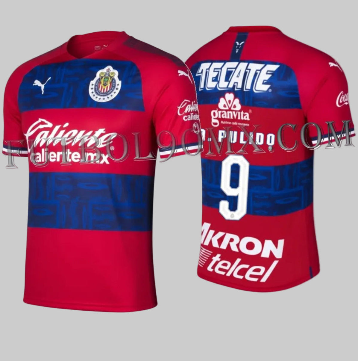 PUMA ALAN PULIDO CHIVAS DE GUADALAJARA JERSEY DE VISITA 2019/20 1