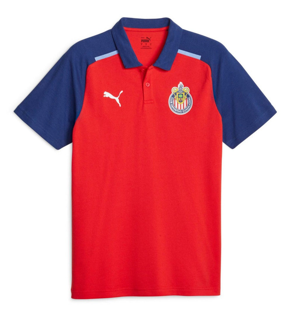 PUMA CHIVAS DE GUADALAJARA CASUALS PLAYERA POLO DE VIAJE 2023/24 5