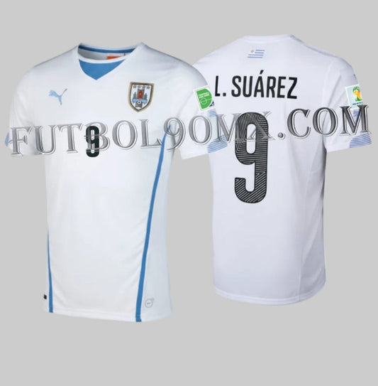 PUMA LUIS SUÁREZ URUGUAY JERSEY DE VISITA COPA MUNDIAL FIFA 2014 1