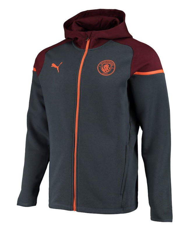 PUMA MANCHESTER CITY CASUALS CHAMARRA CON GORRA 2023/24 4
