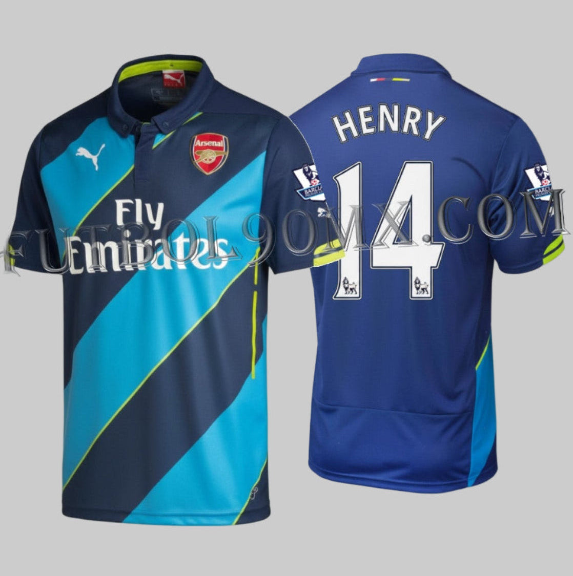PUMA THIERRY HENRY ARSENAL FC JERSEY TERCERO 2014/15 1