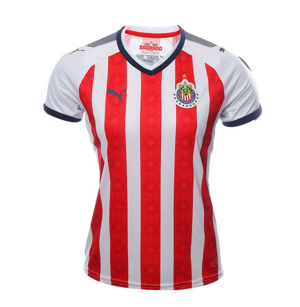 PUMA CHIVAS DE GUADALAJARA JERSEY DE CASA PARA MUJER 2017/18 3