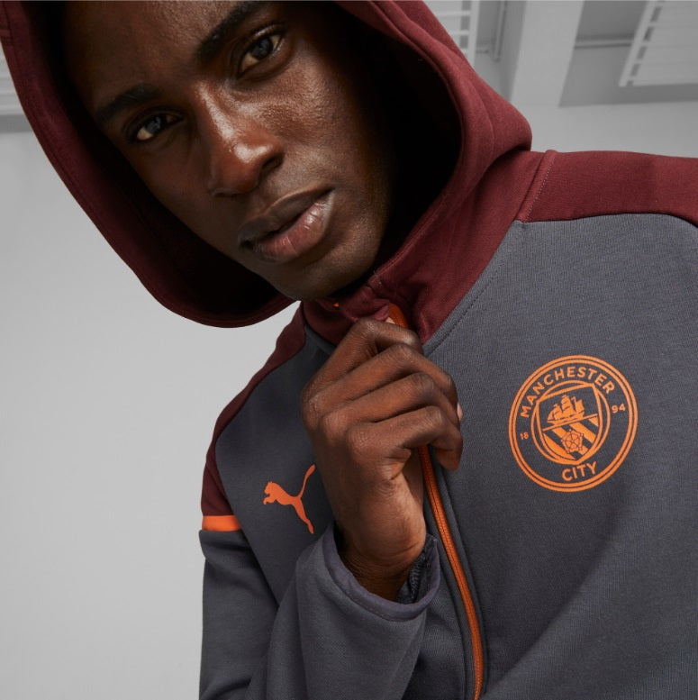 PUMA MANCHESTER CITY CASUALS CHAMARRA CON GORRA 2023/24 5