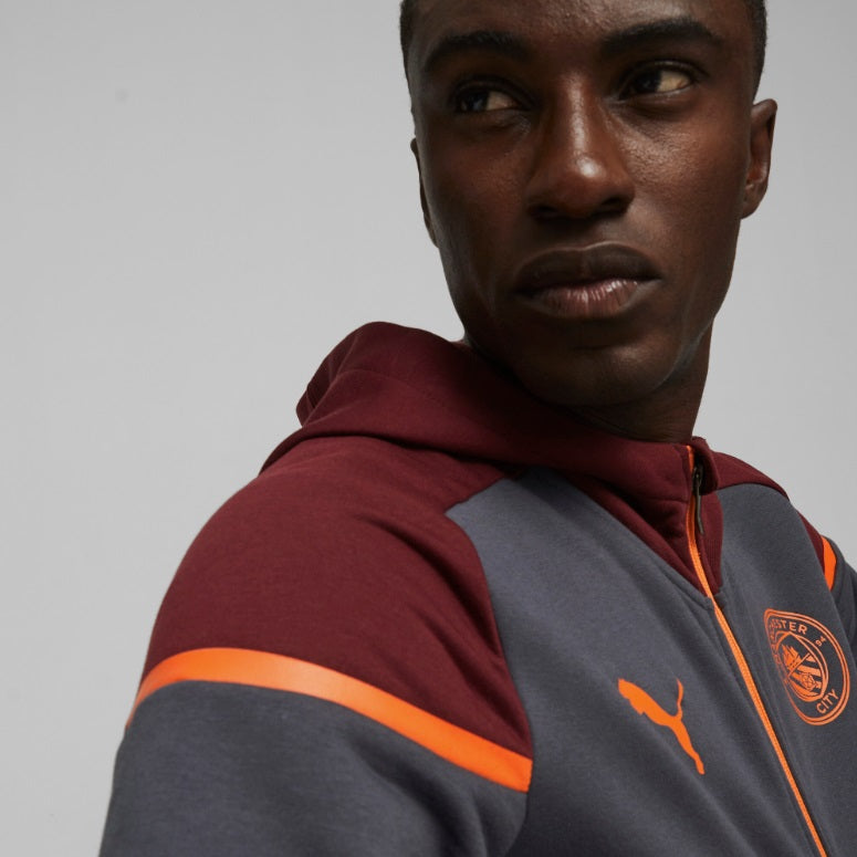 PUMA MANCHESTER CITY CASUALS CHAMARRA CON GORRA 2023/24 6