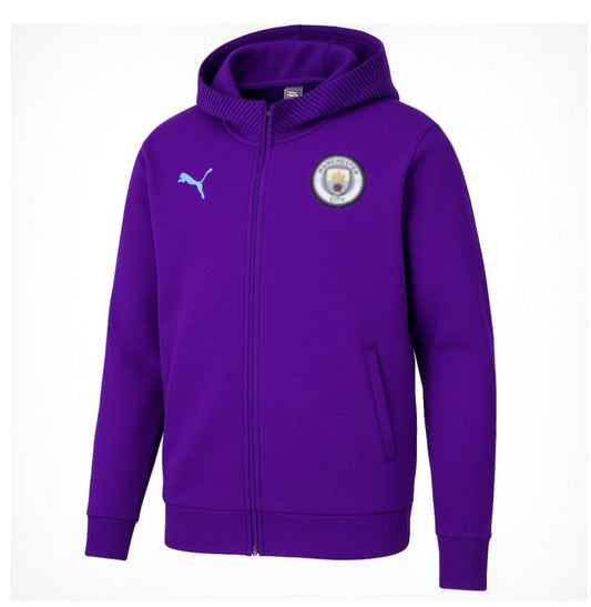 PUMA MANCHESTER CITY CASUALS CHAMARRA DE GORRA PARA MUJER 2019/20 Purpura 1