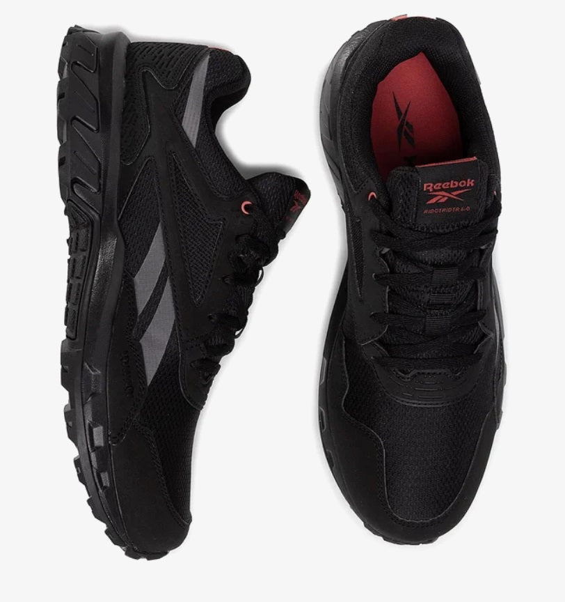 REEBOK RIDGERIDER 5 ZAPATOS WALKING TRAIL Negro / Rojo 5