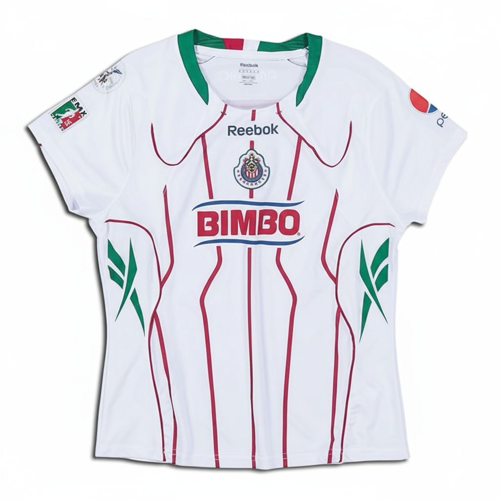 REEBOK CHIVAS DEL GUADALAJARA JERSEY DE VISITA PARA MUJER 2010/11 3