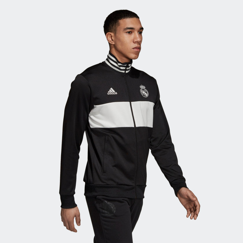ADIDAS REAL MADRID CHAMARRA DE PISTA 3 RAYAS 2018/19 3
