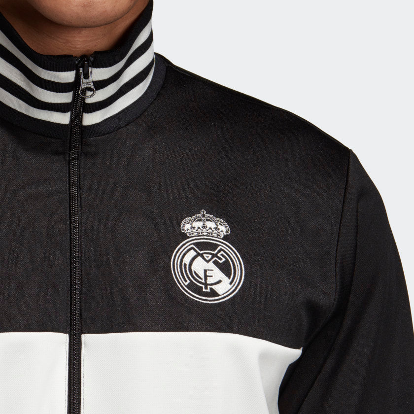 ADIDAS REAL MADRID CHAMARRA DE PISTA 3 RAYAS 2018/19 4