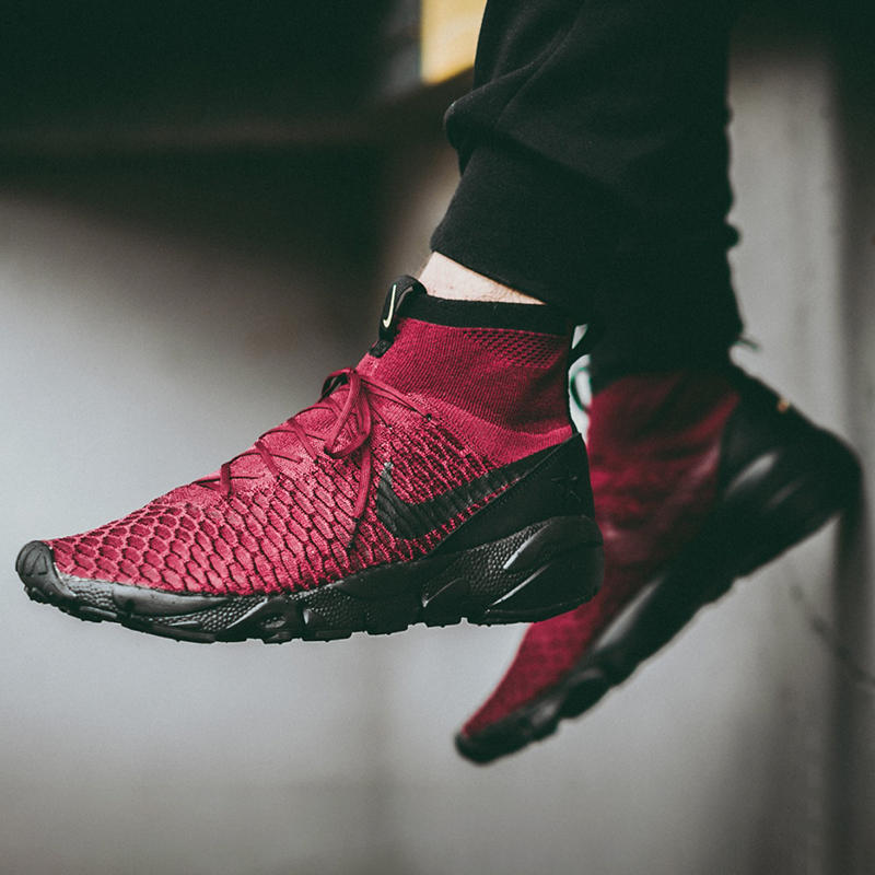 NIKE AIR FOOTSCAPE MAGISTA FLYKNIT FC ZAPATILLAS DE FÚTBOL LEISURE Rojo Team 13