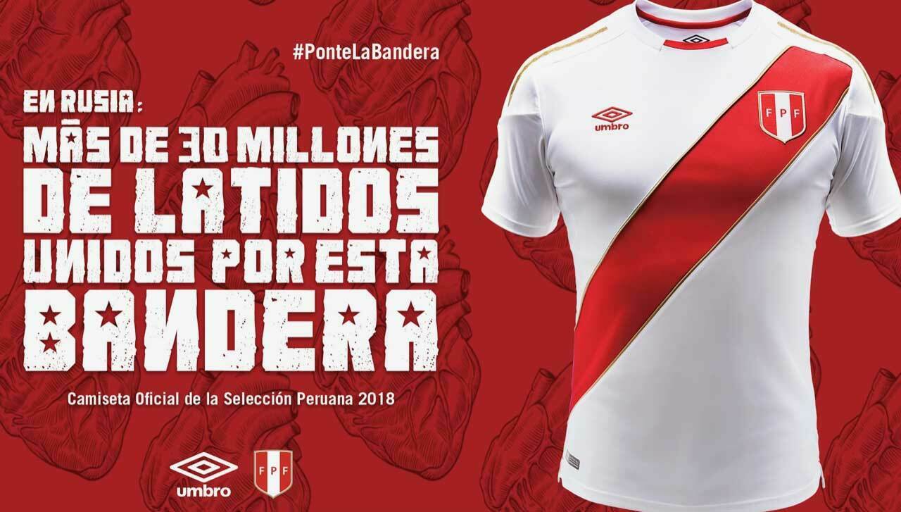 UMBRO PERU JERSEY DE CASA COPA MUNDIAL FIFA 2018 6