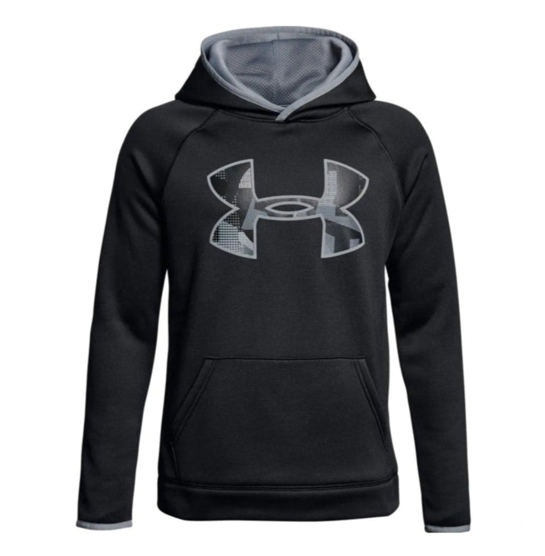 UNDER ARMOUR AF SUDADERA LOGO CON GORRA PARA NIÑOS Negro 3