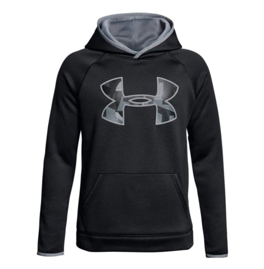 UNDER ARMOUR AF SUDADERA LOGO CON GORRA PARA NIÑOS Negro 3