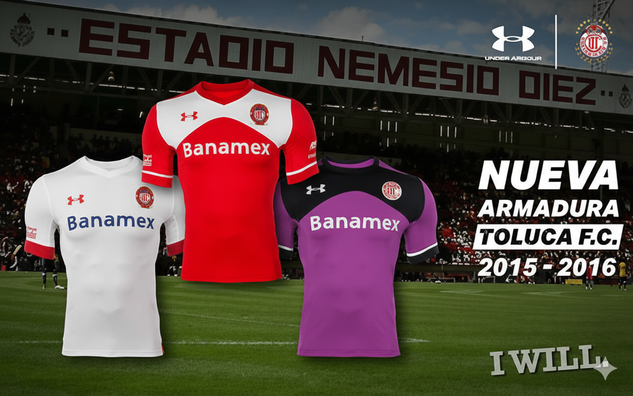 UNDER ARMOUR CLUB DEPORTIVO TOLUCA JERSEY DE CASA 2015/16 5