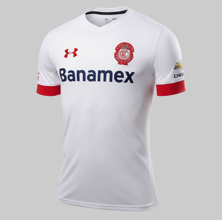 UNDER ARMOUR CLUB DEPORTIVO TOLUCA JERSEY DE VISITA 2015/16 1