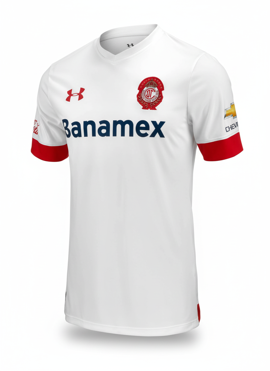 UNDER ARMOUR CLUB DEPORTIVO TOLUCA JERSEY DE VISITA 2015/16 3