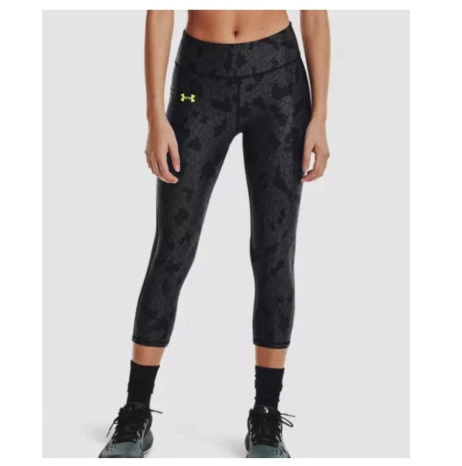 UNDER ARMOUR ISO-CHILL LEGGINGS CAPRI DE COMPRESION PARA MUJER Gris 1