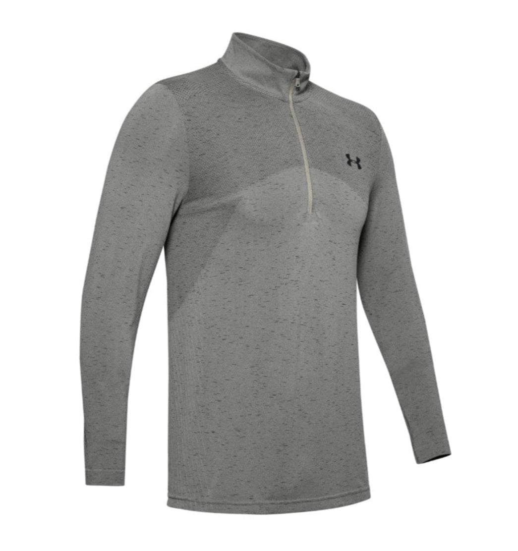 UNDER ARMOUR JERSEY SEAMLESS DE ENTRENAMIENTO CON ½ CIERRE Verde Seco 0