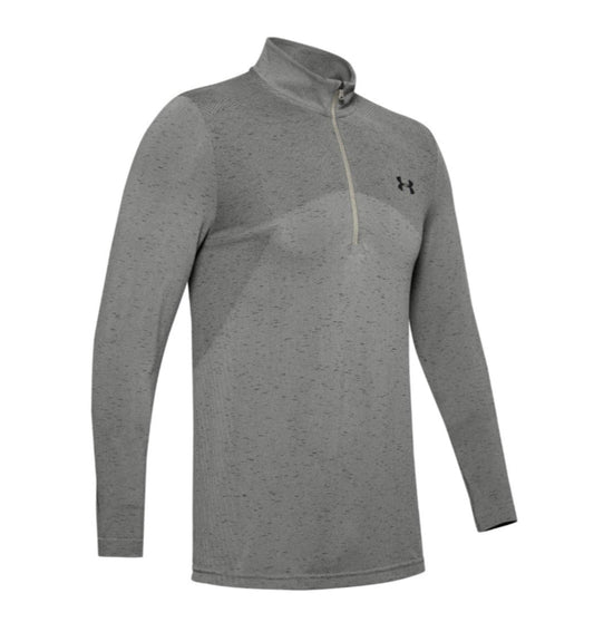 UNDER ARMOUR JERSEY SEAMLESS DE ENTRENAMIENTO CON ½ CIERRE Verde Seco 0