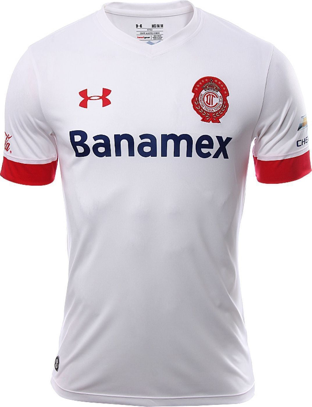 UNDER ARMOUR JOSE S. CARDOZO CLUB DEPORTIVO TOLUCA JERSEY DE VISITA 2015/16 2