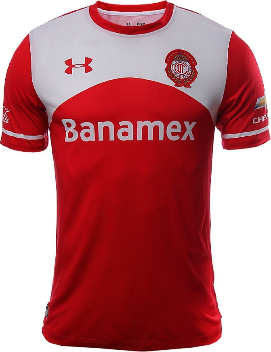 UNDER ARMOUR JOSE SATURNINO CARDOZO CLUB DEPORTIVO TOLUCA JERSEY DE CASA 2015/16 2