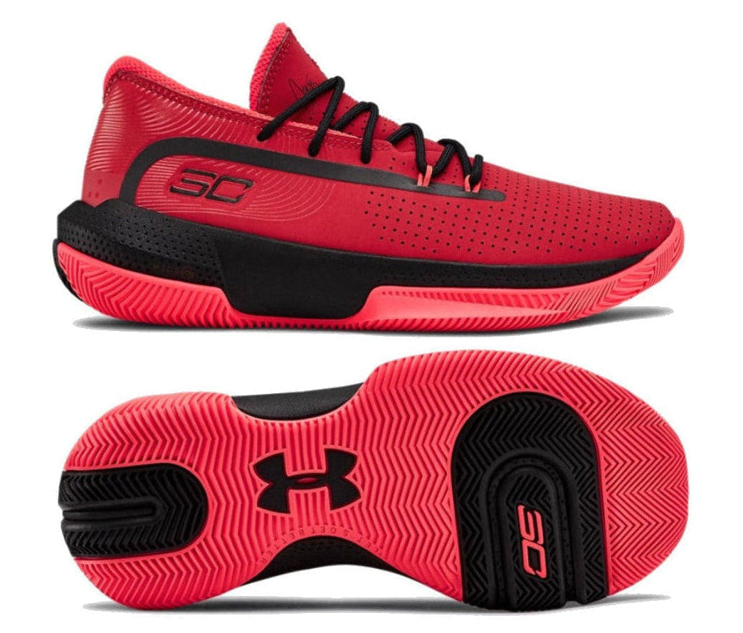 UNDER ARMOUR STEPHEN CURRY 3ZERO III ZAPATOS DE BASKETBALL PARA NIÑOS Rojo 1