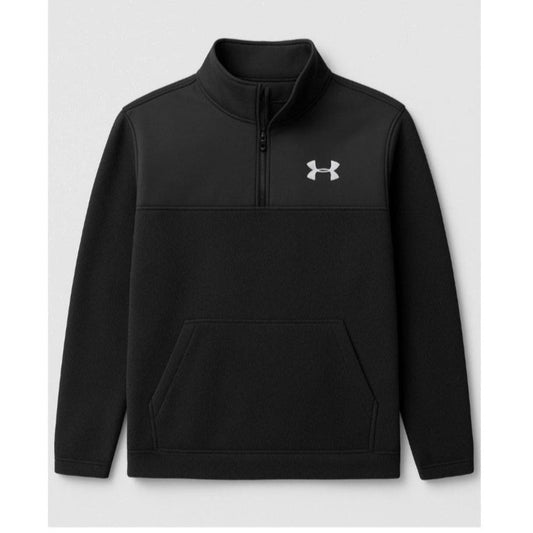 UNDER ARMOUR SUDADERA FLEECE DE 1/2 CIERRE PARA NIÑO Negro 1
