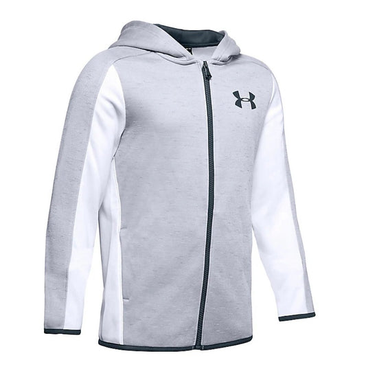 UNDER ARMOUR SUDADERA FLEECE CON CIERRE COMPLETO Y GORRA PARA NIÑOS