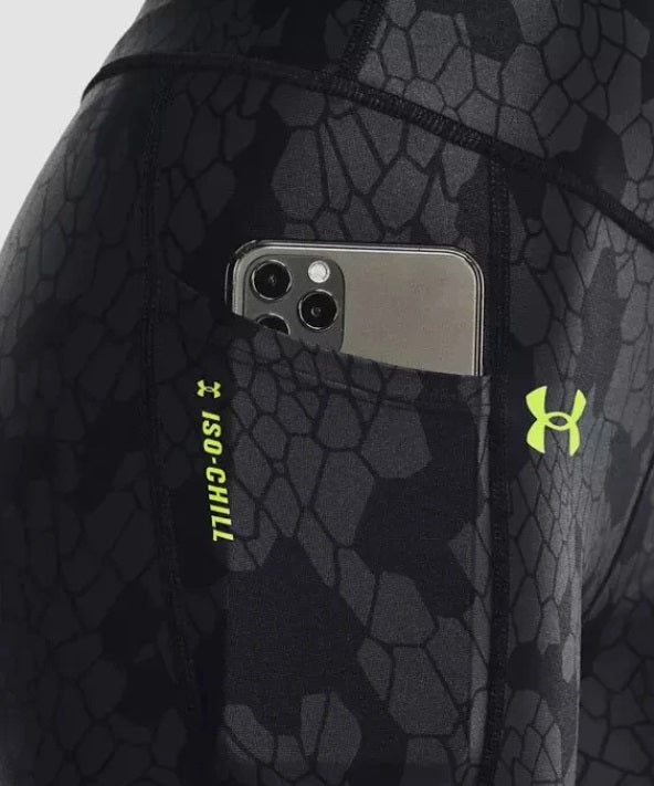 UNDER ARMOUR ISO-CHILL LEGGINGS CAPRI DE COMPRESION PARA MUJER Gris 3