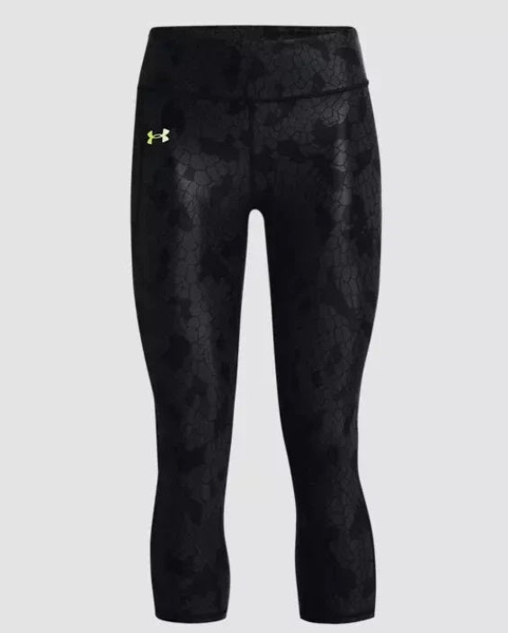 UNDER ARMOUR ISO-CHILL LEGGINGS CAPRI DE COMPRESION PARA MUJER Gris 5
